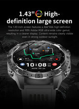 GUHUAVMI TANK Y102 – Military GPS Smart Watch for Men