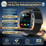 2026 New Accurate Diagnosis Smart Watch Body Fat ECG Blood oxygen BP Health Sport HD AMOLED Screen Call Smart Watches man woman
