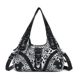Angel Kiss Women Handbags Leopard Bag Top-handle Handbag Fashion Satchel Dumpling Pack Shoulder Bag Tote Bag Hobos Large Purse