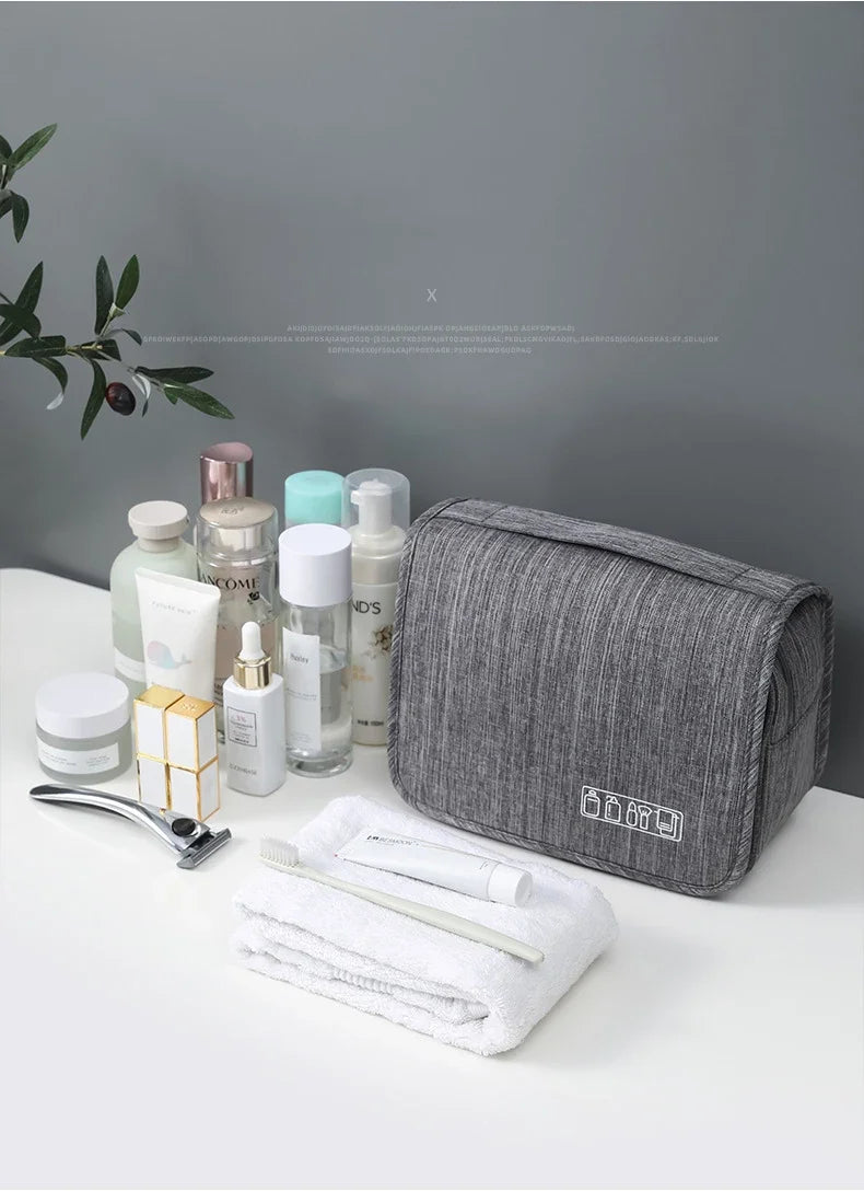 Hanging Travel Toiletry Bag with Zipper
