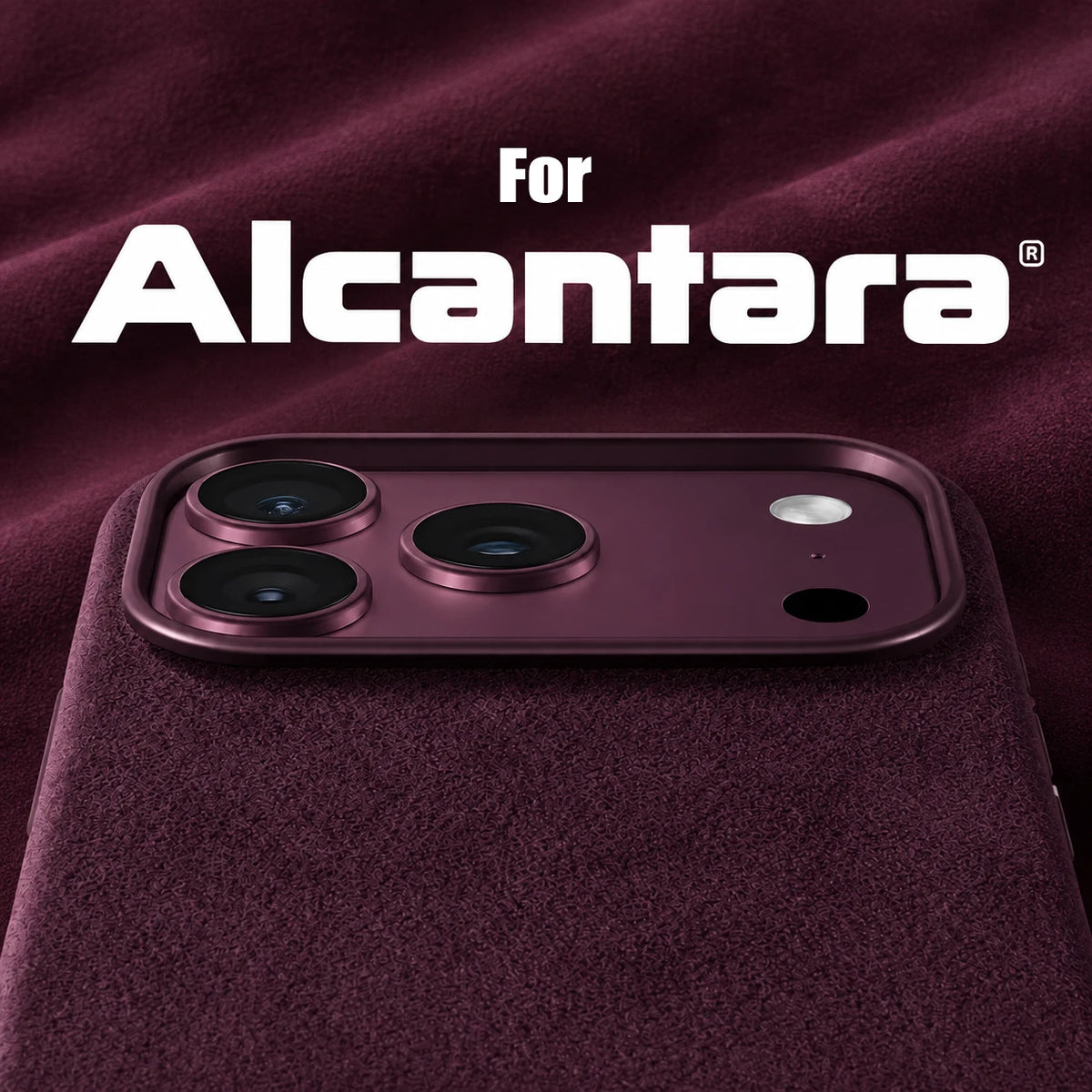 Alcantara Magnetic Case for iPhone 17 & 18 Pro