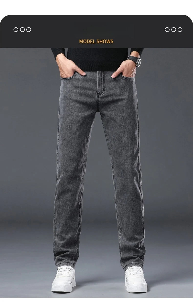 Men's Stretch Straight-Leg Jeans