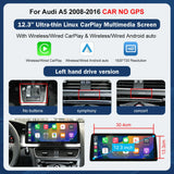 Road Top Touchscreen Display for Audi A5 S5 | CarPlay & Android Auto