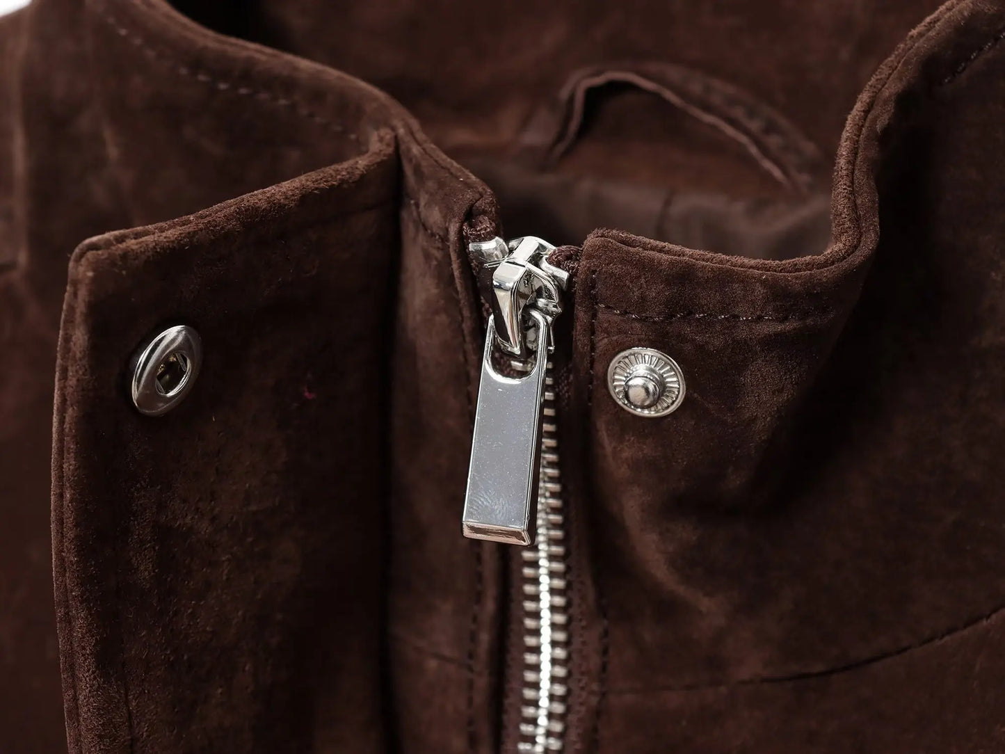 Women Suede Leather Jacket with Pockets Autumn Fashion High Collar Long Sleeve Button Jacket Lady Coats Causal Female Chic Tops