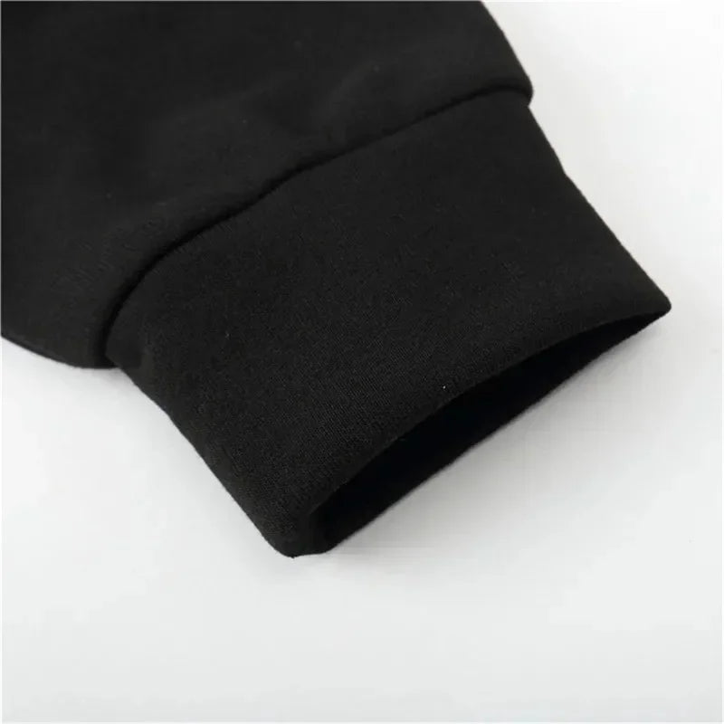 Red Snapon Hooded Sweatshirt Casual Long Sleeve Pullover100% Polyester Knit Fabric All-Season Warm Hoodie with Drawstring