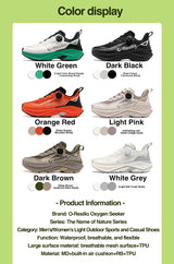 ONEMIX Unisex Summer Waterproof Hiking Shoes Non Slip Outdoor Running Walking Cross Training Men Women Athletic Sneakers