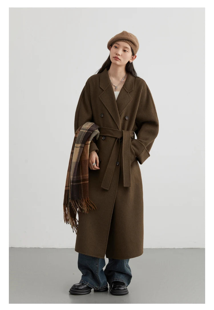 Retro Double-Sided Woolen Overcoat