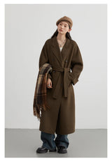 Retro Double-Sided Woolen Overcoat