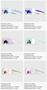 Kapvoe Fashion Sunglasses for Men Photochromic Runnning Glasses Light-Weight Cycling Glasses Bike Women UV400 Hiking Eyewear