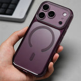 Magnetic Clear iPhone Case with Camera Button
