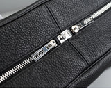 Genuine Leather Bowling Bag for Women, Top Layer Cowhide Handbag, Large Capacity Top Handle Bag, Small & Large Size