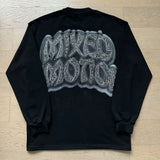 Mixed Emotion Oversized Cotton Long Sleeve T-Shirt