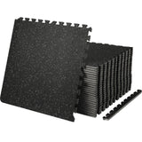 SucceBuy Interlocking Gym Floor Mats | EVA Foam & Rubber