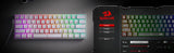 Redragon K630 Dragonborn Hot Swappable 60% Wired Vibrant RGB LED USB Gaming 61 Keys Compact Mechanical Keyboard Pro Software Cus