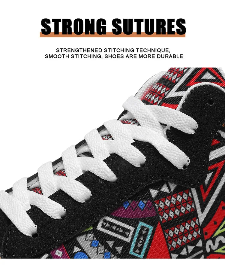 Men’s Graffiti Platform Sneakers
