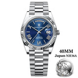 PAGANI DESIGN DD40 Luxury Rose Gold Men's Watches Automatic Mechanical Watch For Men AR Sapphire Glass Date Wrist watch Men 2026