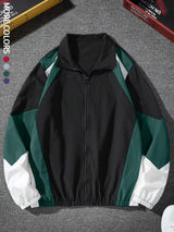 Men's Color-Block Jacket – Lightweight Travel Essential