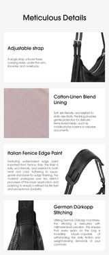 Amazing Song Donut Hobo Bag – Genuine Leather Crossbody