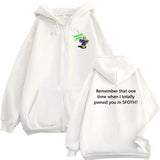 Blame John Meme Oversized Zip-Up Hoodie