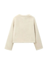 Elegant Faux Fur Toggle Coat