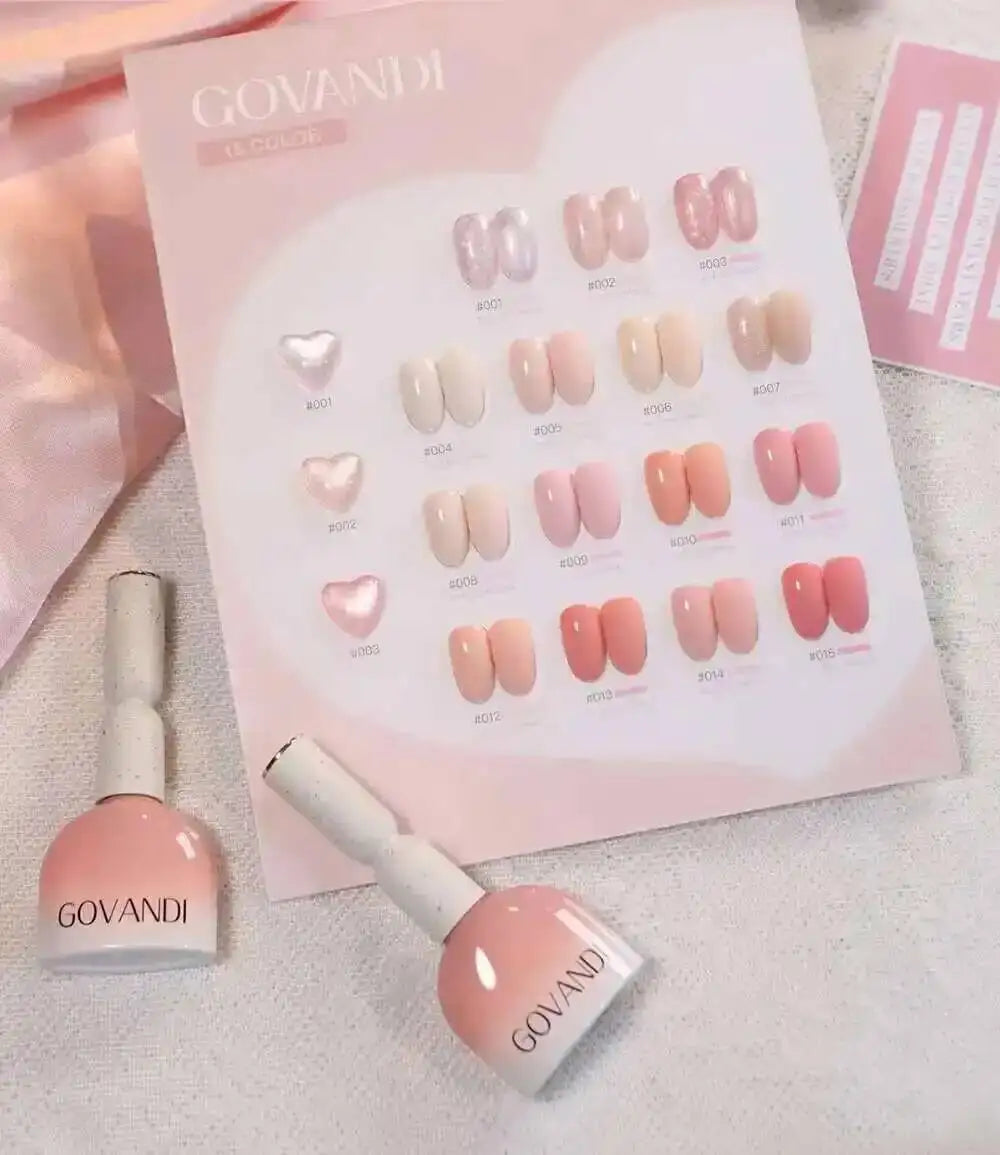 High Quality Korean Gel Polish Set Autumn  Winter Color Gel Kit Nail Salon Wholesale Marnicure Soak Off UV LED Nail Varnish Set