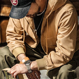 Maden J130 Heavyweight Canvas Hooded Jacket for Men