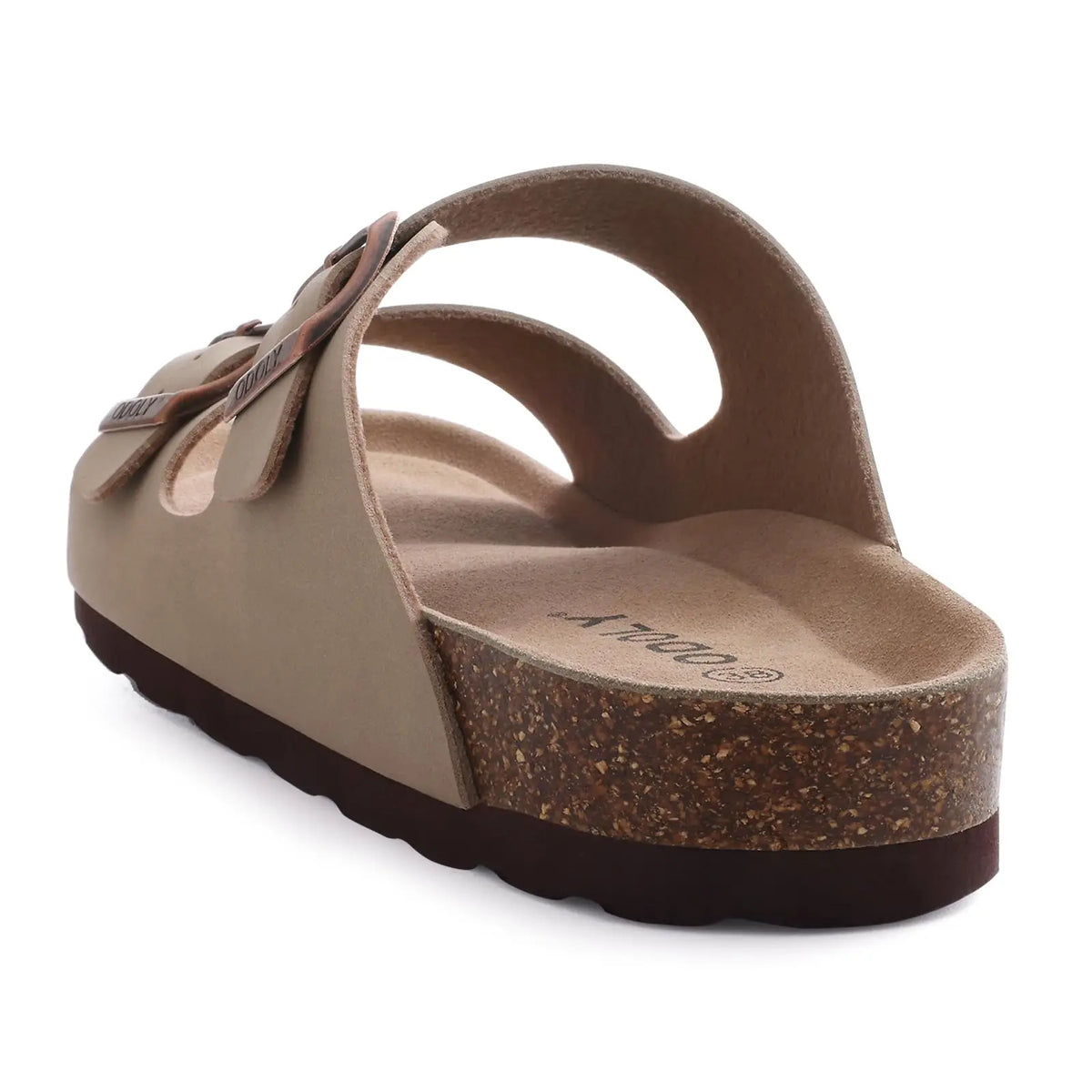 Women’s Suede Sandals with Cork Footbed