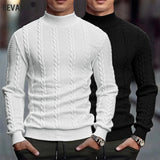 Men's Turtleneck Knit Sweater