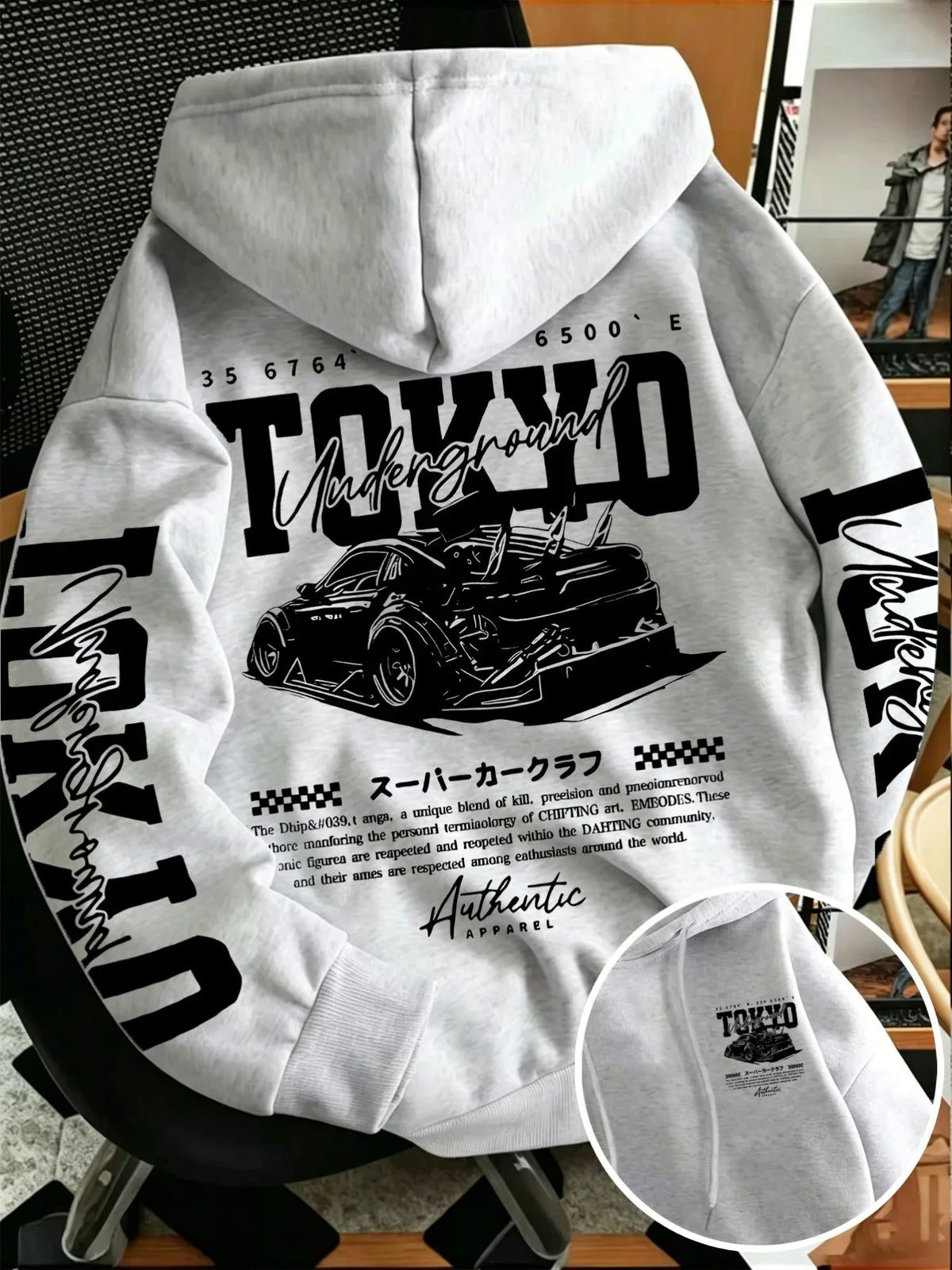 Men's Tokyo Racing Graphic Pullover Hoodie