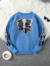 Men's Butterfly Jacquard Knit Sweater