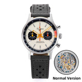 Sugess Watch of Men Chronograph Mechanical Wristwatches with Seagull ST19 Swanneck Movement Pilot Sapphire Crystal Racing V2 New