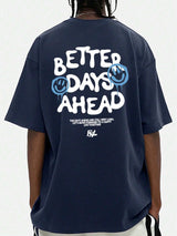 "Better Days Ahead" Oversized Graphic Tee