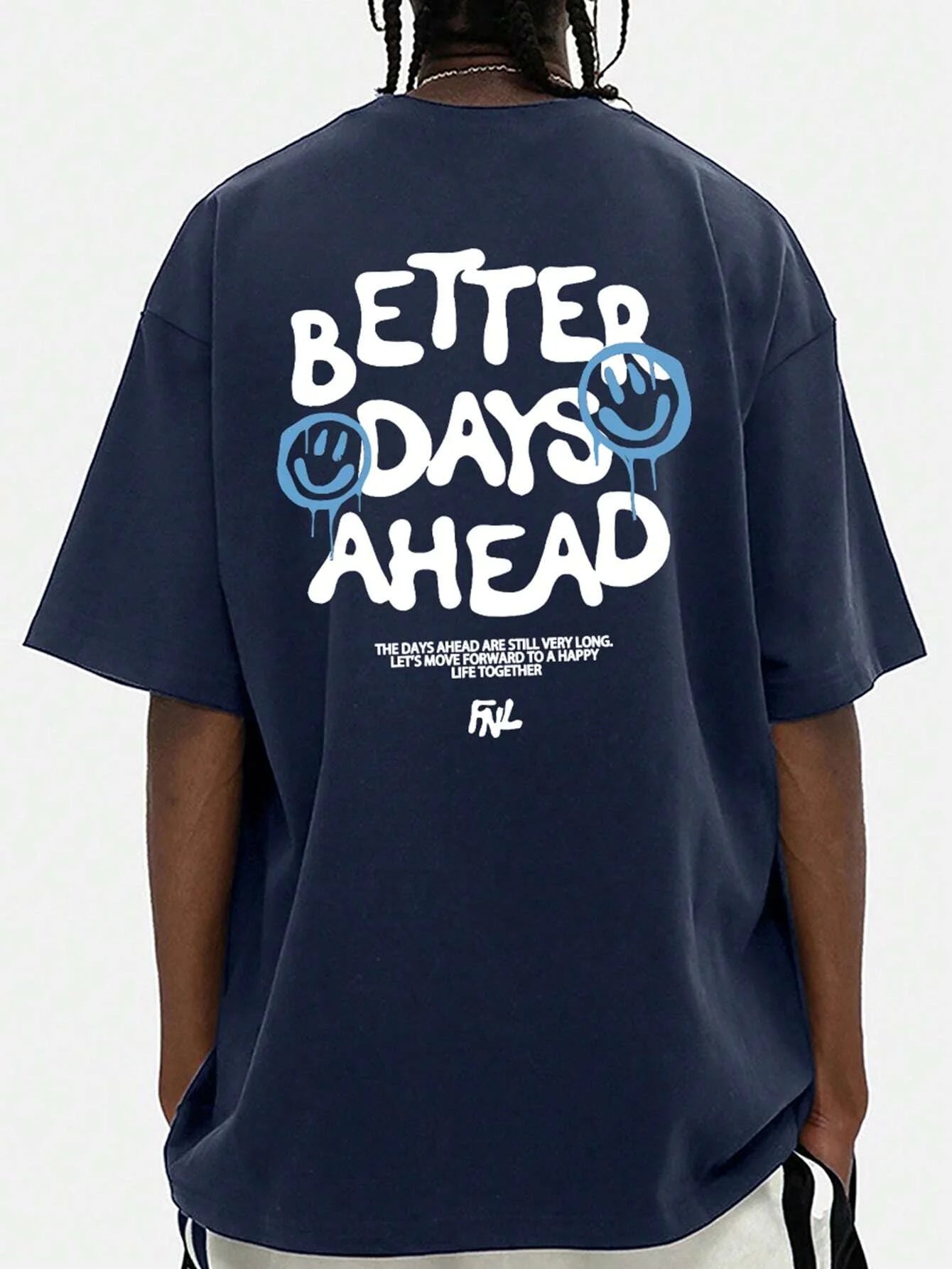 "Better Days Ahead" Oversized Graphic Tee