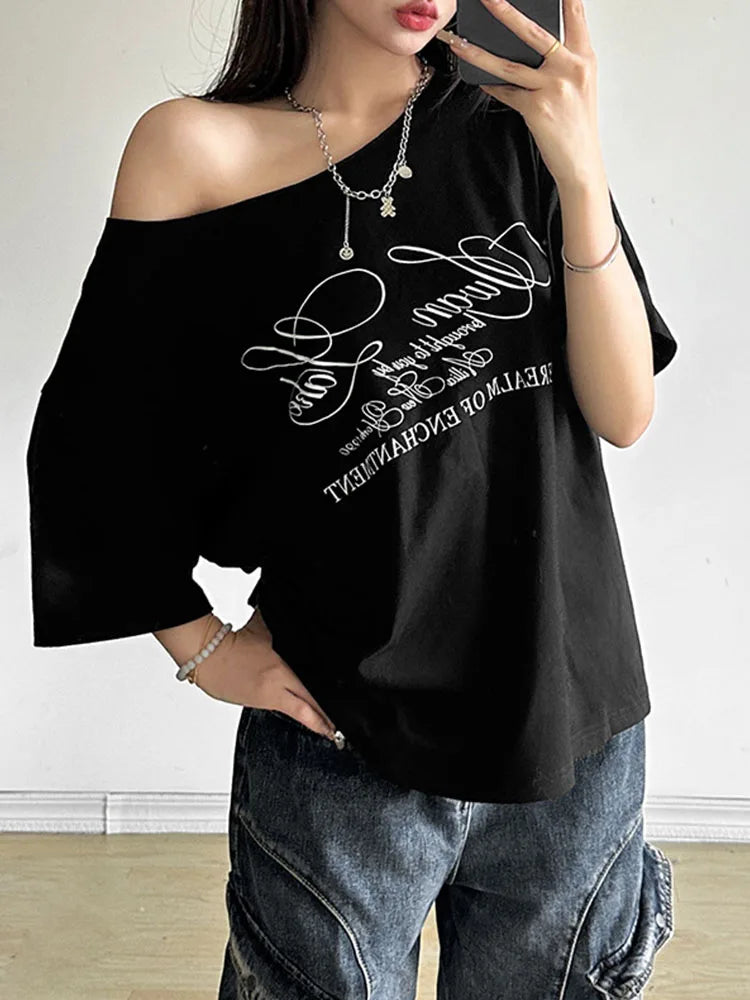 Casual Relaxed Graphic Tee | Chic Summer Streetwear