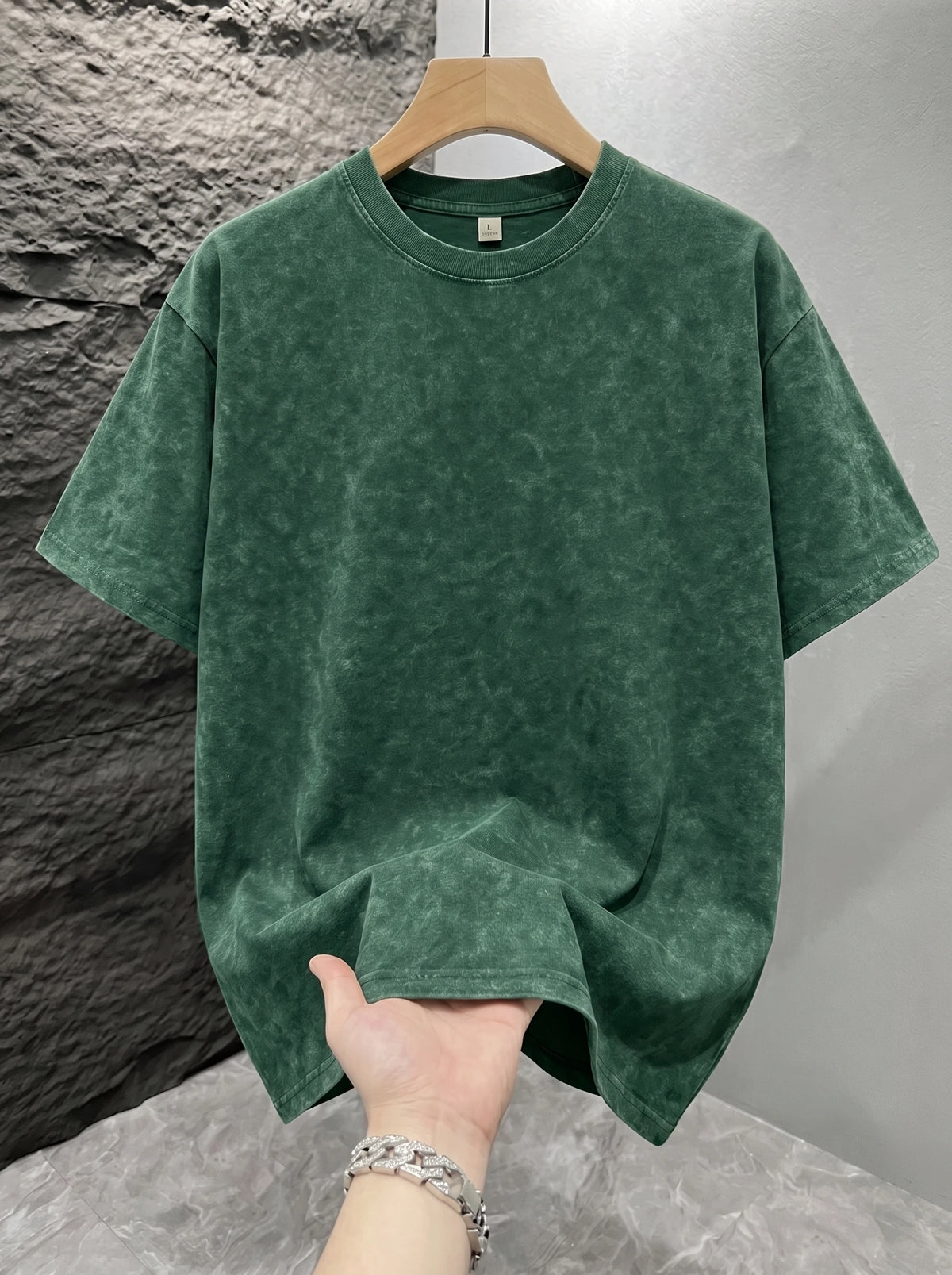 Men's Oversized Acid Wash T-Shirt