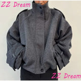 Women's Stand Collar Zip Jacket – Autumn/Winter