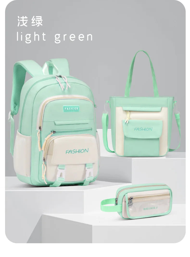 School Bags Girls Backpack Back Pack For Teenager Women Children Female Schoolbag Primary High Bagpack Class Teens Book Bag