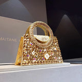 Designer Brand Сумка Женская Fashionable Rhinestone Handbag Crossbody Bags for Women