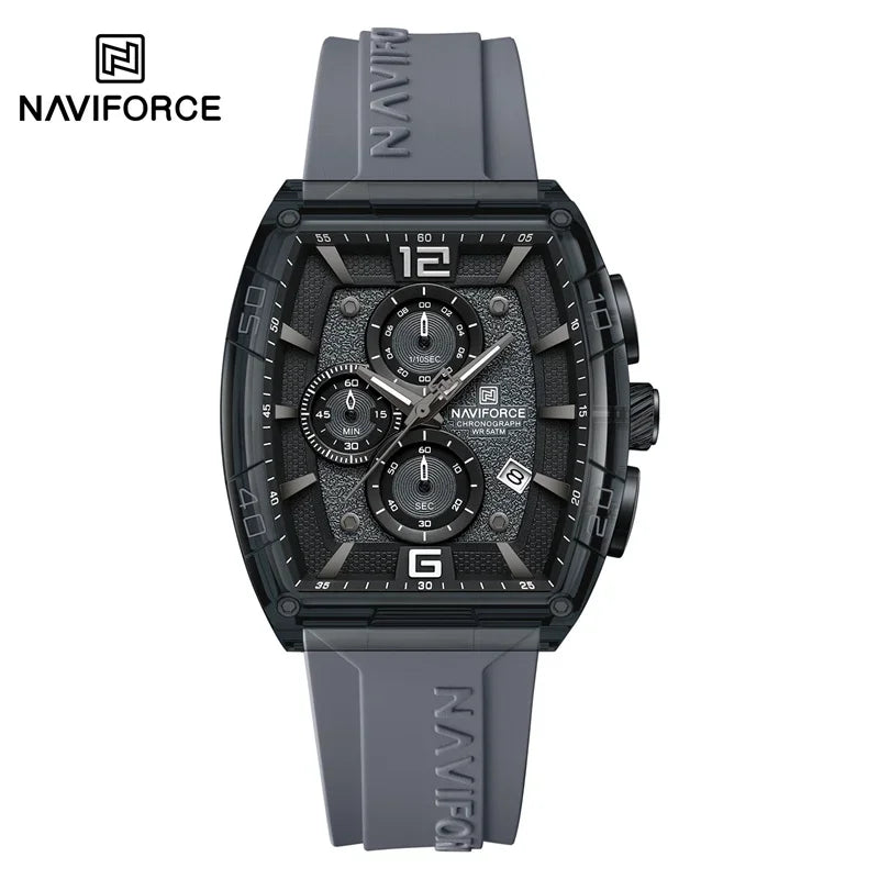 Men’s Waterproof Quartz Watch - Silicone Sport Strap