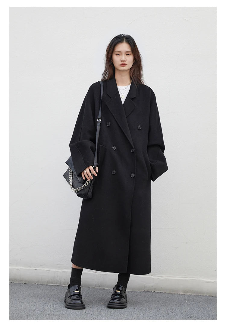 Retro Double-Sided Woolen Overcoat