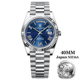 PAGANI DESIGN 2025 New Date Week 40MM Men's Watches Brand Luxury Gold Automatic Watch Men Waterproof Mechanical Wrist watch Men