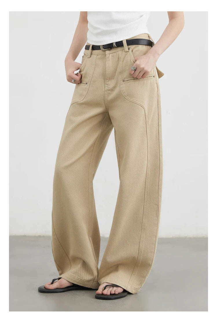 Women's High-Waist Wide Leg Denim Jeans – Relaxed Fit