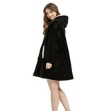 Oversized Fleece Hoodie Blanket
