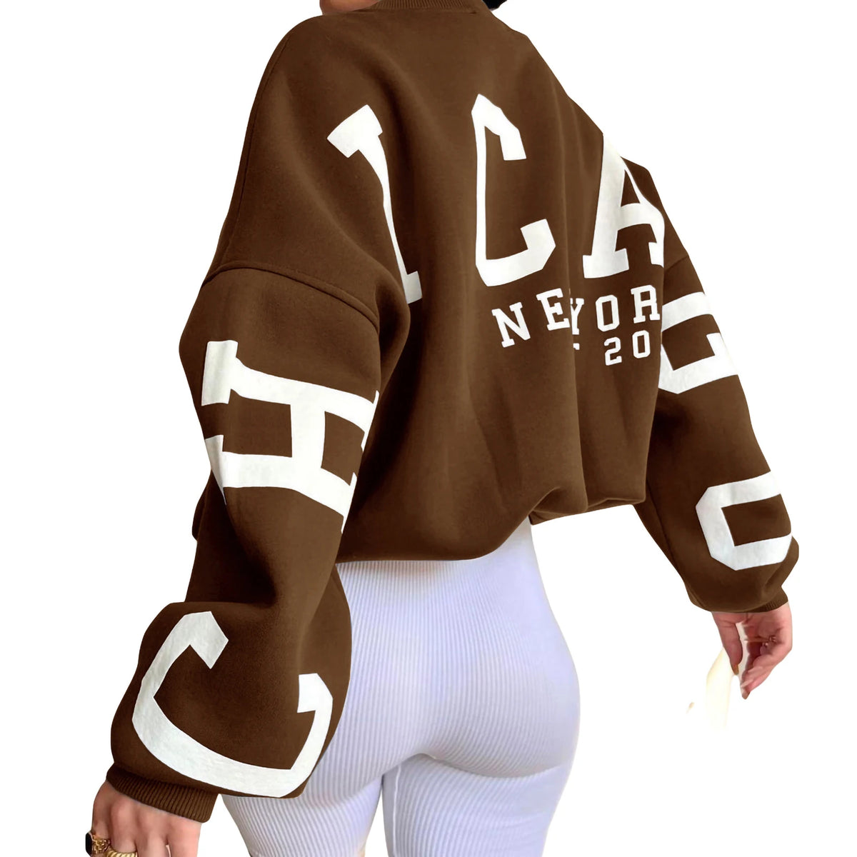 Women's Y2K Letter Print Relaxed Sweatshirt