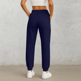 Women's High-Waist Drawstring Straight-Leg Pants