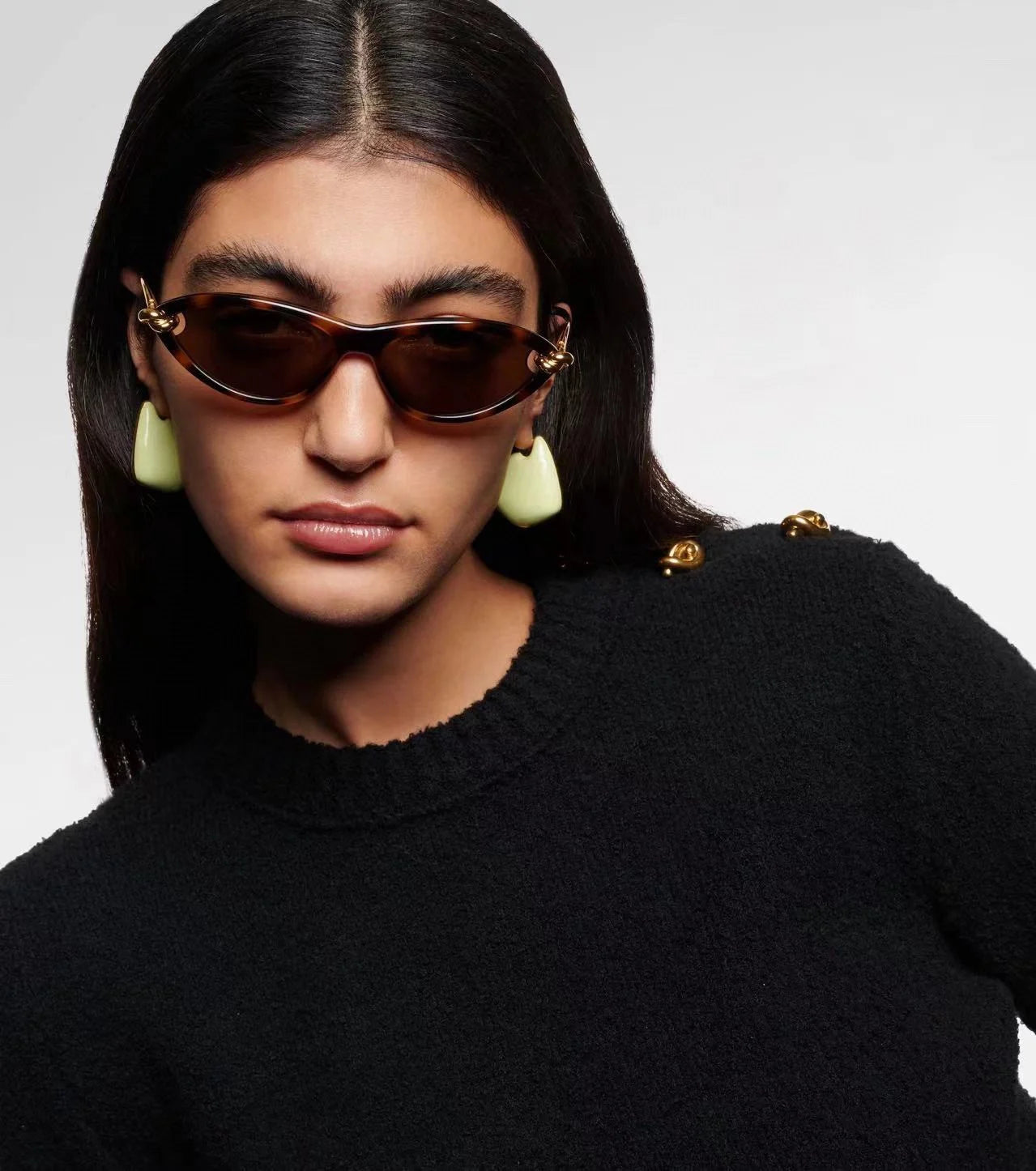 Luxury Cat Eye Tortoiseshell Sunglasses – UV400