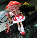 New Mushroom Bjd Blind Box 12-Figure Bjd Collectible Action Figures Trendy Cute Accessories Desktop Decorations Gift For Girl