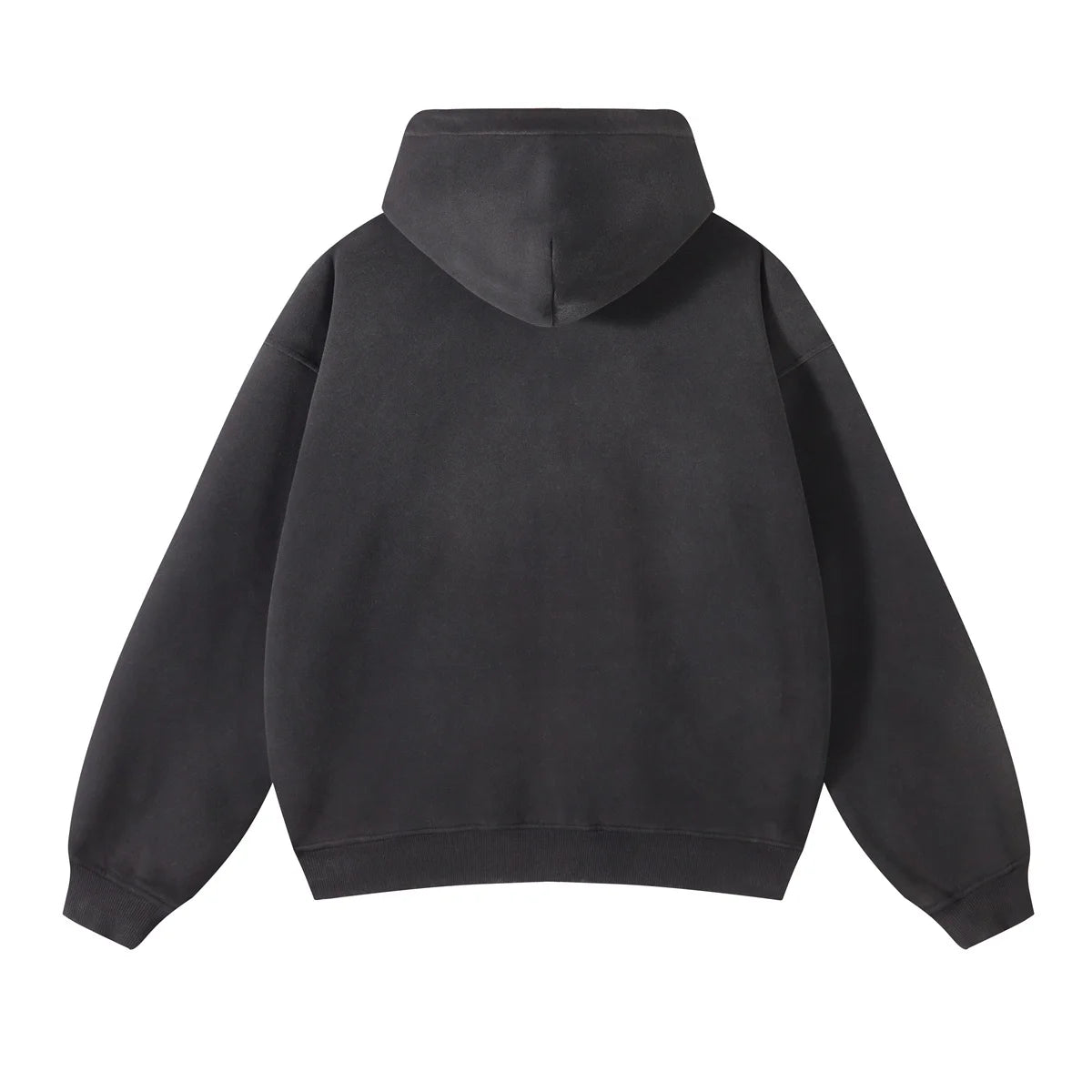 Men’s Oversized Tie-Dye Fleece Zip-Up Hoodie