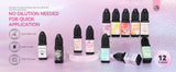 Saviland 12-Color Airbrush Gel Nail Polish Set