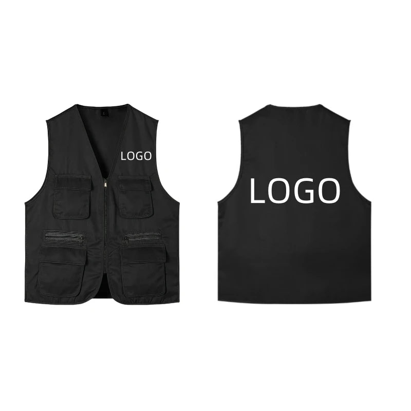 Men's Multi-Pocket Safari Vest – Lightweight All-Season Outerwear